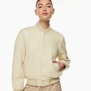 Aritzia Tna Kingsley Jacket | Varsity Jacket / Wool Bomber Jacket